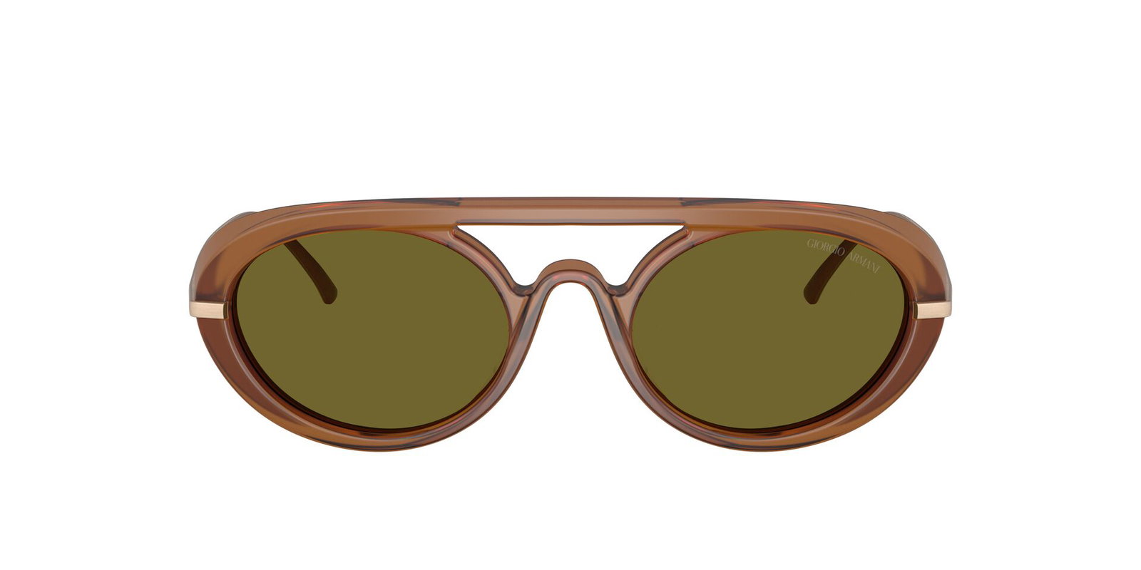 Das Bild zeigt die Giorgio Armani Sonnenbrille AR8256 in Braun