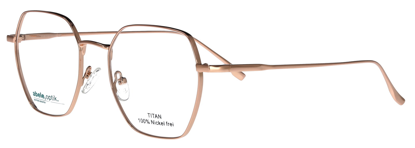 abele optik Brille für Damen in Goldrose 149741