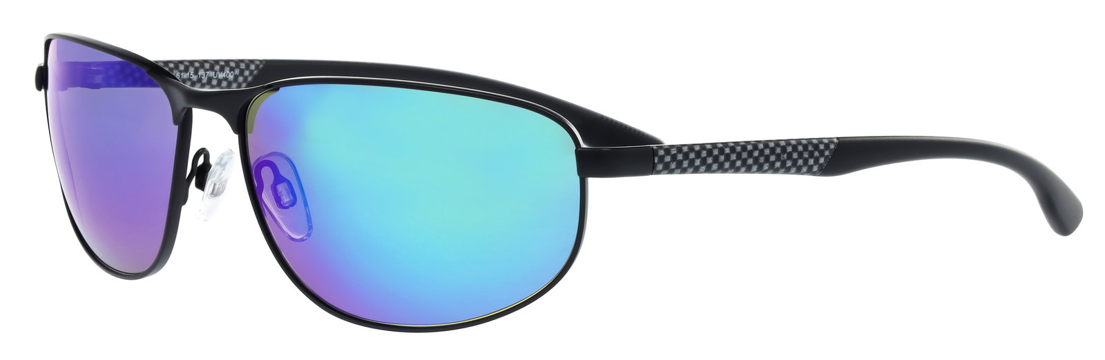 Das Bild zeigt die Sonnenbrille 721721 von der Marke Abele Optik in Schwarz matt.