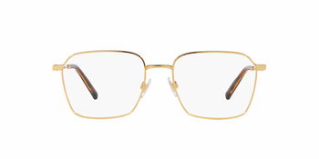 Das Bild zeigt die Korrektionsbrille DG1350 02 von der Marke D&G in gold.