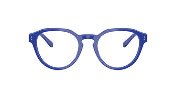 Das Bild zeigt die Korrektionsbrille 2233 von der Marke Polo in Blau.