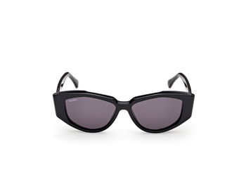 Das Bild zeigt die Sonnenbrille MM0161 von der Marke Max Mara in Schwarz.