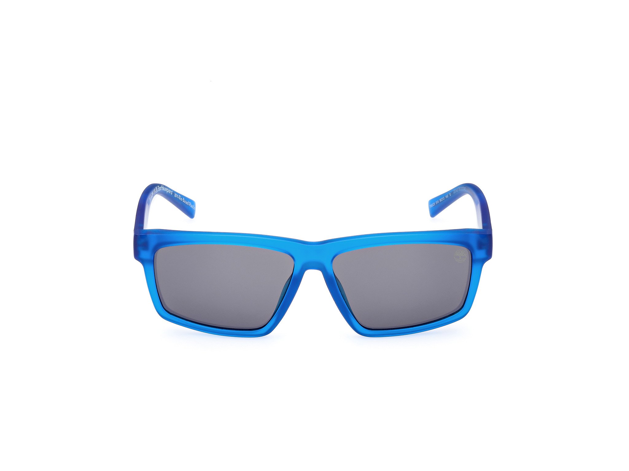 Das Bild zeigt die Sonnenbrille TB9319 47H von der Marke Timberland in transparent blau