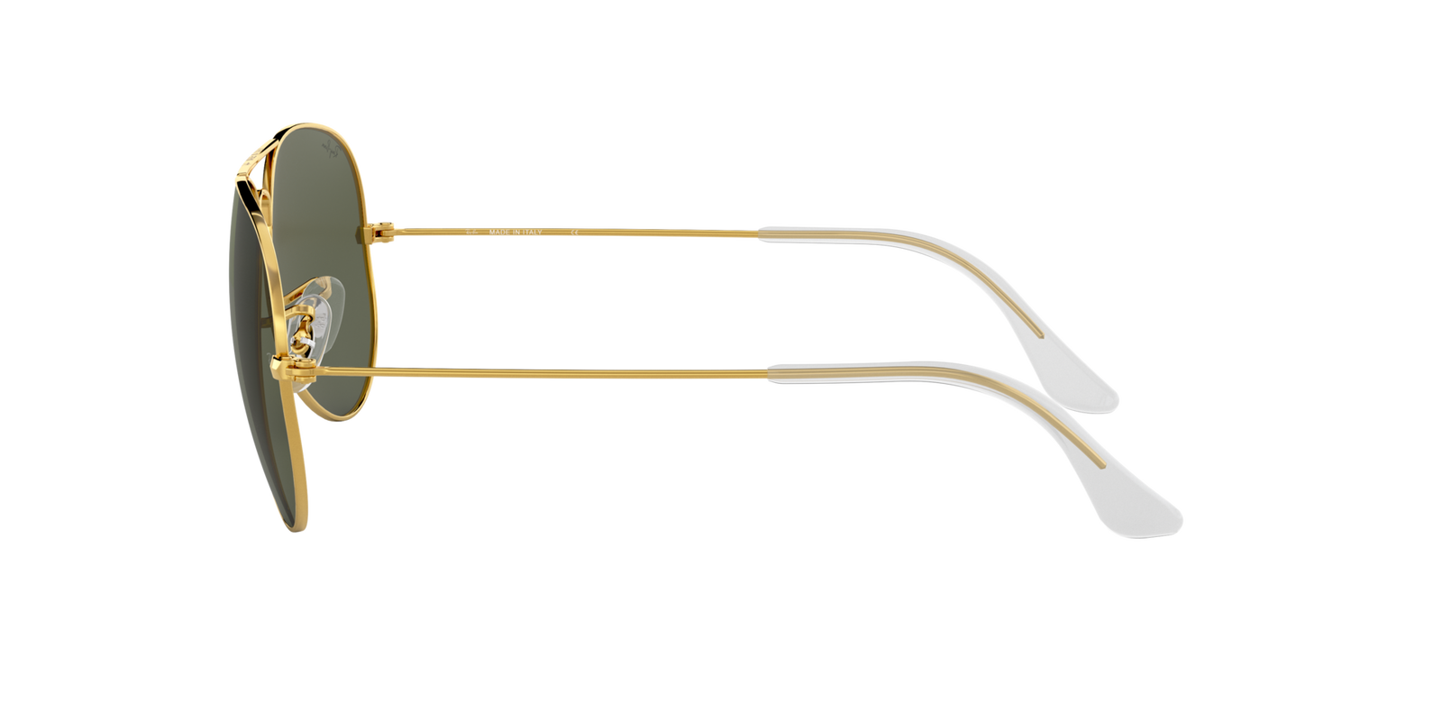 Das Bild zeigt die Bügel der Ray Ban Aviator L0205.
