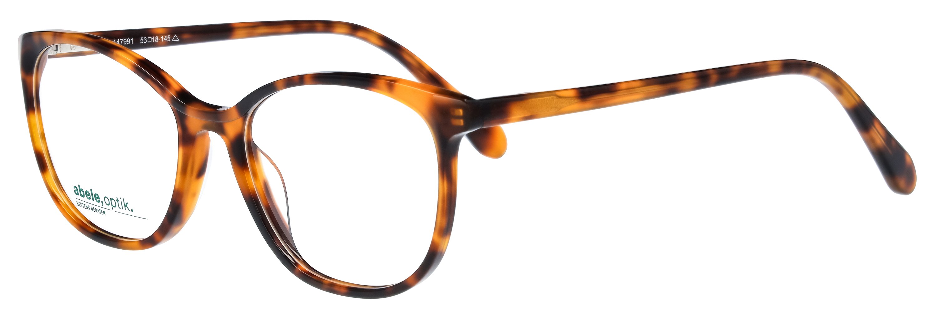 Das Bild zeigt die Korrektionsbrille 147991 von der Marke Abele Optik in havanna.