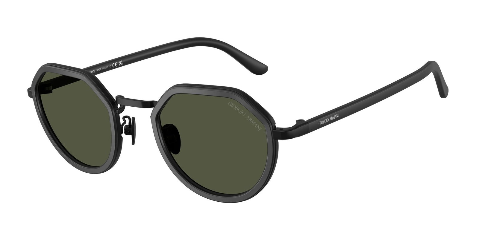 Das Bild zeigt die Giorgio Armani Sonnenbrille AR6181 in Schwarz