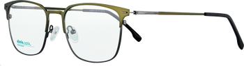 Das Bild zeigt die Korrektionsbrille 143801 von Abele Optik in khaki.