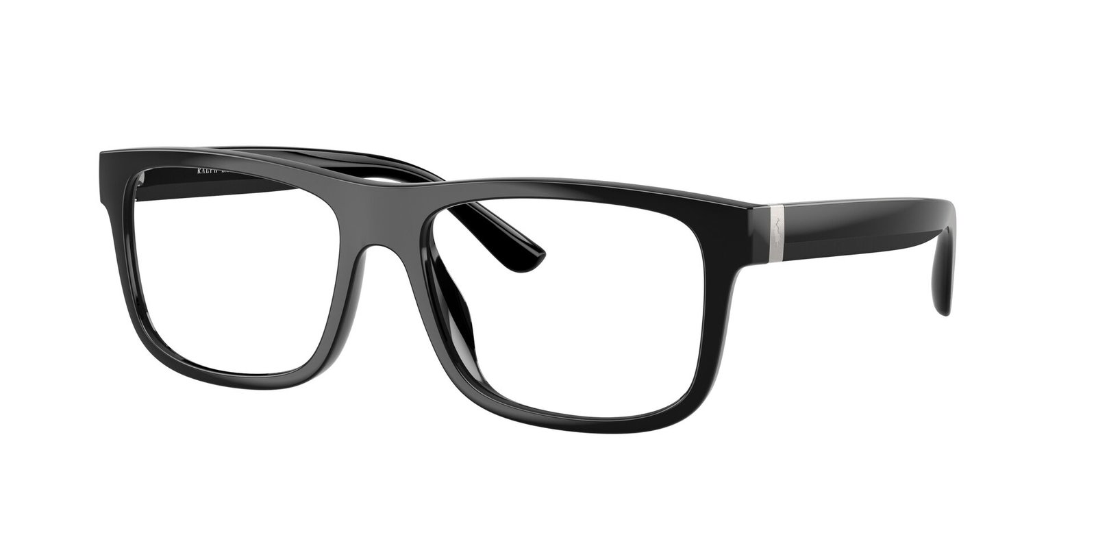 Das Bild zeigt die Korrektionsbrille 2290U von der Marke Polo in Schwarz.