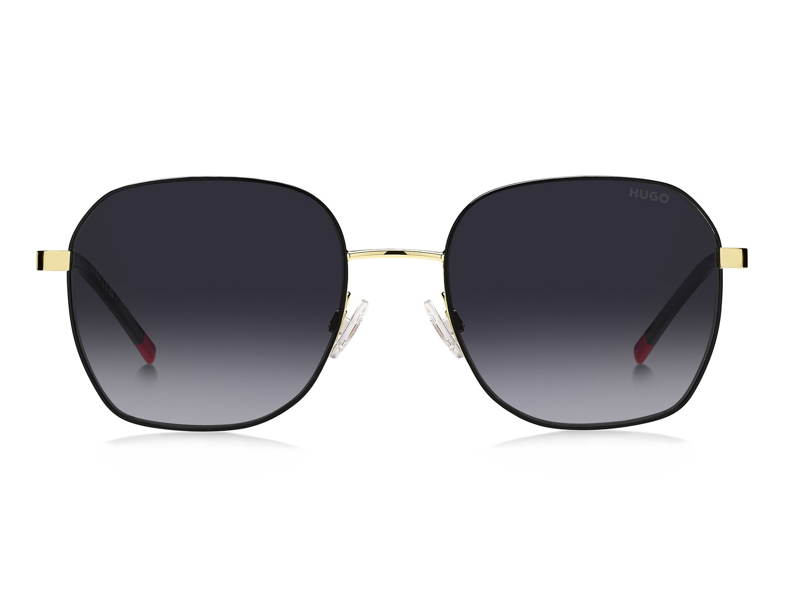 Das Bild zeigt die Sonnenbrille HG1267/S RHL von der Marke Hugo in gold/schwarz.