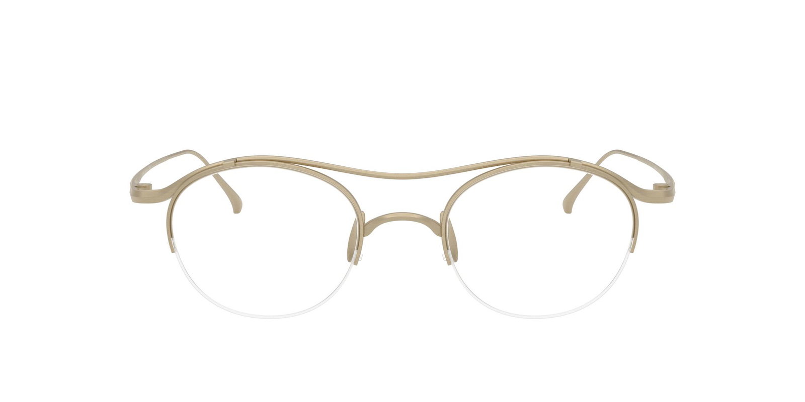 zu sehen ist die Korrektionsbrille 0AR5158T von Giorgio Armani in der Farbe Gold.