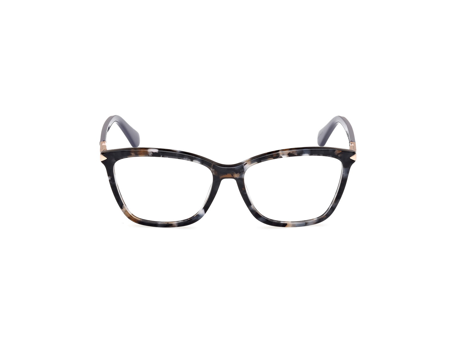 Das Bild zeigt die Korrektionsbrille GU2880 056 von der Marke Guess in blau/grau gemustert.