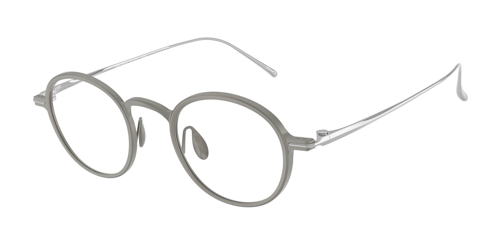 zu sehen ist die Korrektionsbrille 0AR5159T von Giorgio Armani in der Farbe Silber.