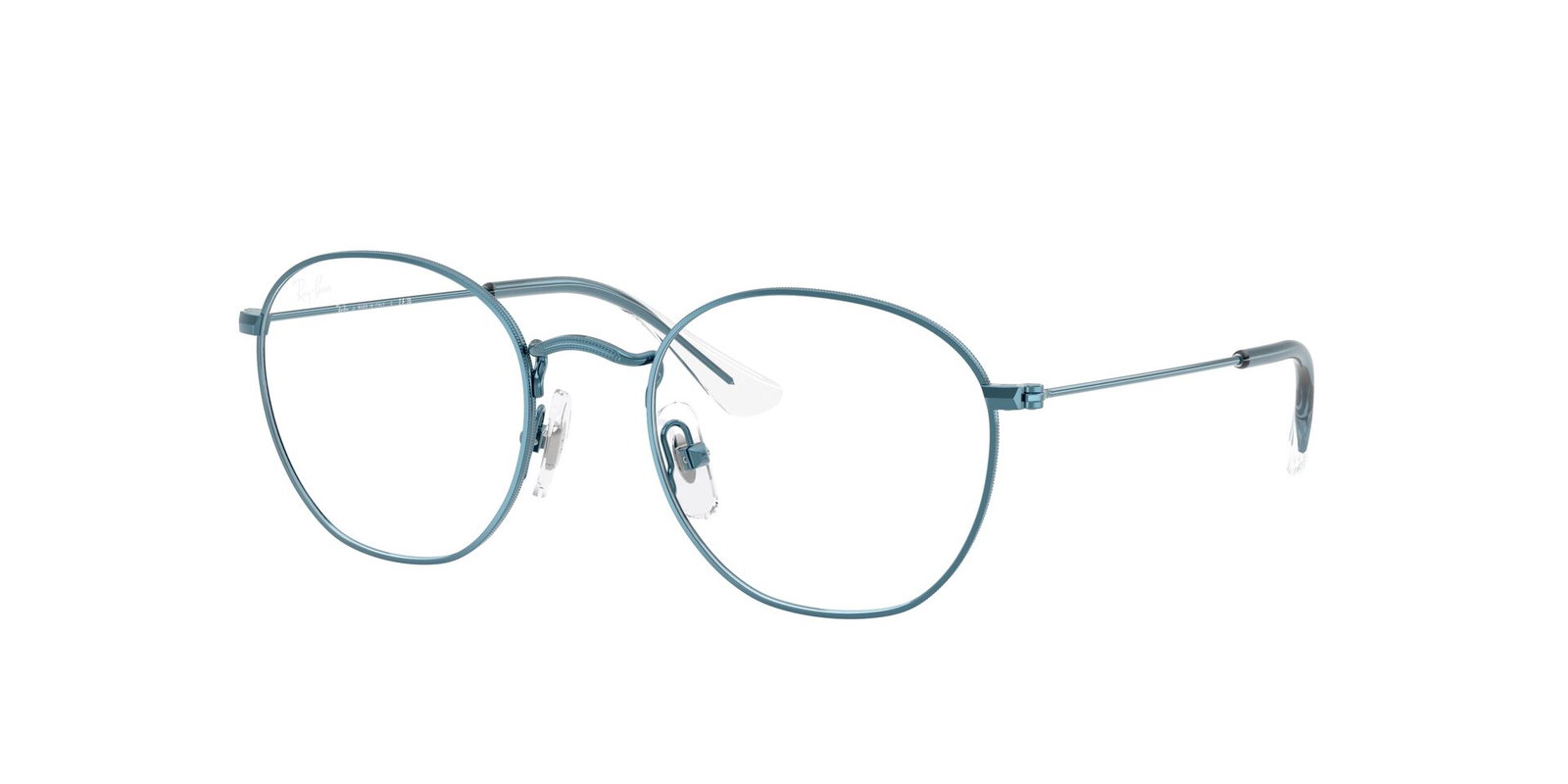 zu sehen ist die Korrektionsbrille RB9572V von Ray Ban für Kinder in der Farbe Blau.