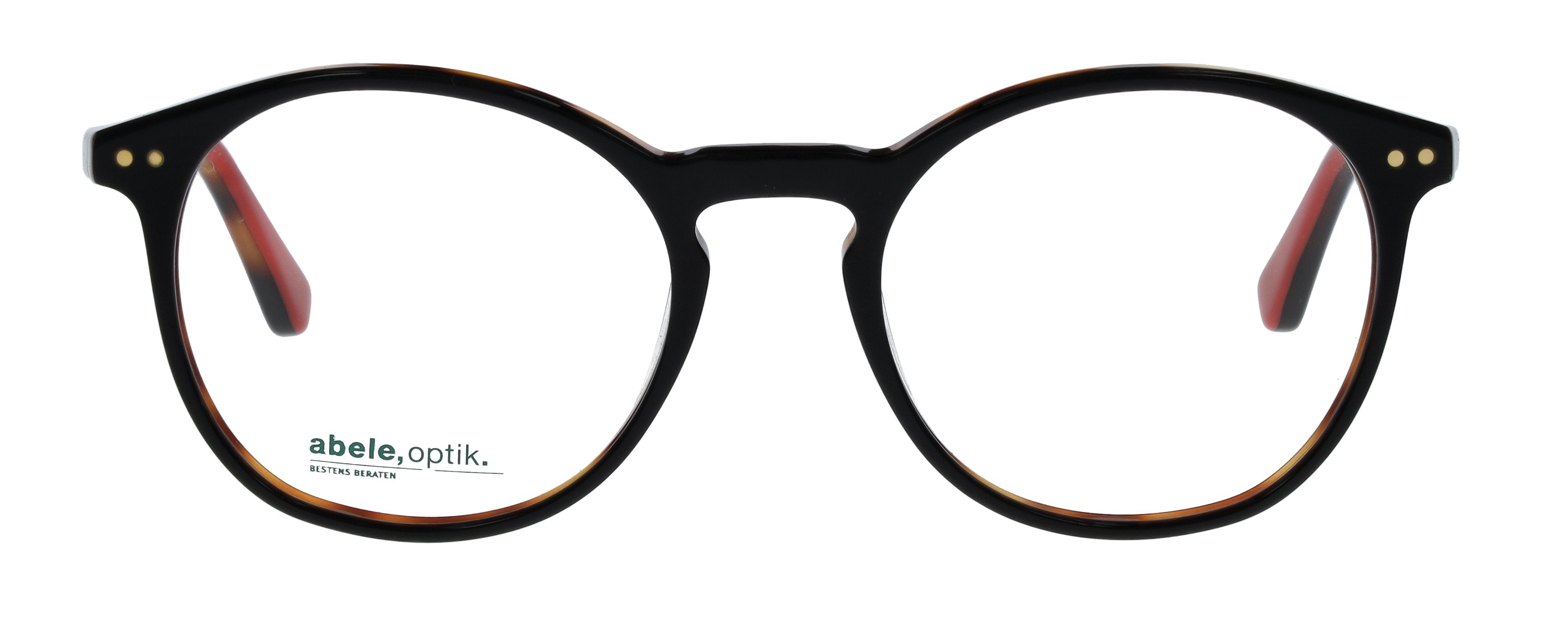 Das Bild zeigt die Korrektionsbrille 148661 von der Marke Abele Optik in schwarz.