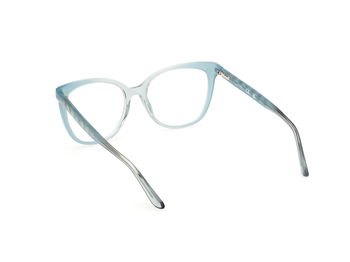 Das Bild zeigt die Korrektionsbrille GU50114 089 von der Marke Guess in Türkis