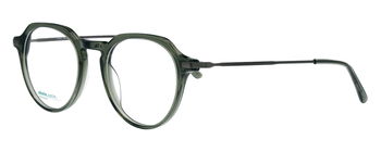 abele optik Brille für Herren in dunkelgrün transparent 147481