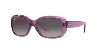 Jackie ohh Ray Ban Sonnenbrille für Damen in Violett/Transparent RB4101 6591M3 58