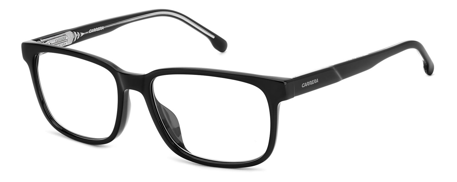 Auf diesem Bild sehen Sie die Korrektionsbrille 1080770 von der Marke Carrera in der Farbe Schwarz.