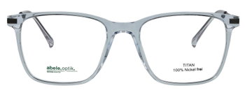 Das Bild zeigt die Titan Korrektionsbrille in der Farbe Transparent.