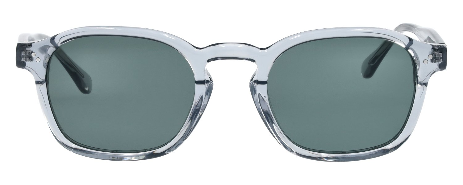 Das Bild zeigt die Sonnenbrille für Herren 720591 in blaugrau transparent