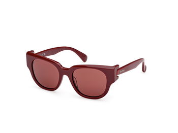 Das Bild zeigt die Sonnenbrille MM0138 von der Marke Max Mara in Bordeaux.