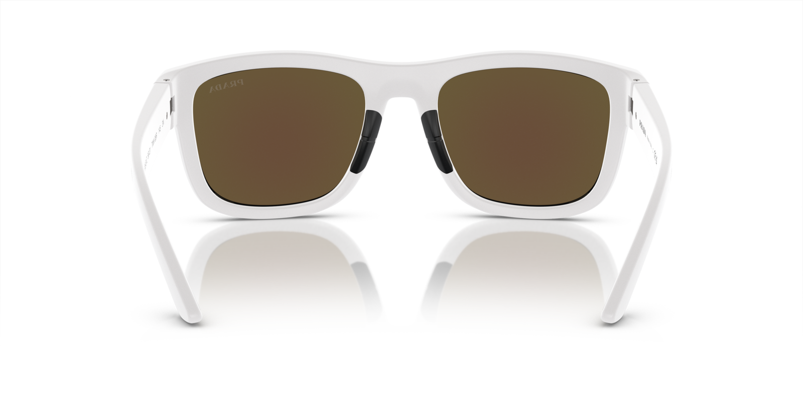 Das Bild zeigt die Sonnenbrille PR01ZS TWK08R von der Marke Prada Linea Rossa in weiß.
