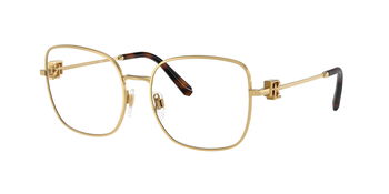 Das Bild zeigt die Korrektionsbrille RL5128 von der Marke Ralph Lauren in Gold.