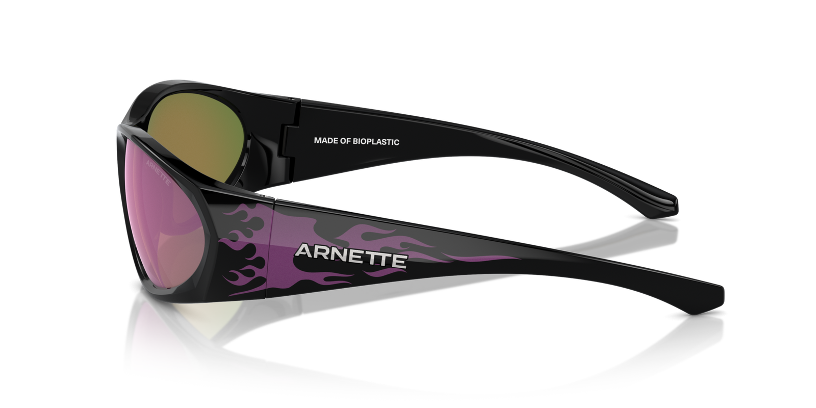 Das Bild zeigt die Sonnenbrille AN4342 29484X von der Marke Arnette in schwarz.