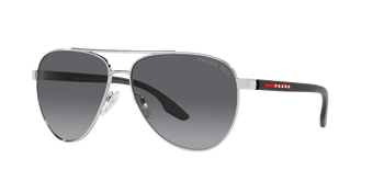 Prada Linea Rossa Sonnenbrille PS 52YS 1BC06G 61 Silber