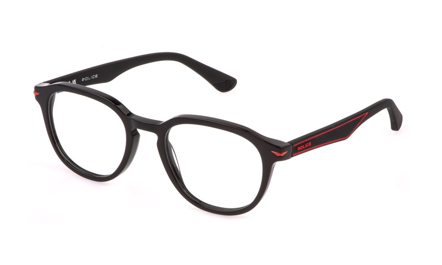 Das Bild zeigt die Korrektionsbrille 149 von Polo in der Farbe Schwarz.