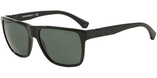 Armani men's sunglasses black online