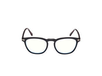 Das Bild zeigt die Korrektionsbrille FT5890-B 005 von der Marke Tom Ford in schwarz.