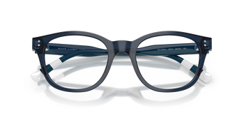 Das Bild zeigt die Korrektionsbrille 0PH2303U von Polo in der Farbe Dunkelblau.