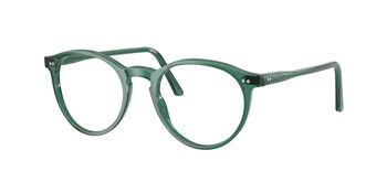 Das Bild zeigt die Korrektionsbrille 2083 von der Marke Polo in Transparent Grün.