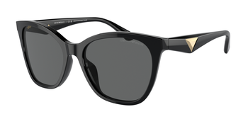 Das Bild zeigt die Sonnenbrille EA4222 501787 von der Marke Emporio Armani in schwarz.