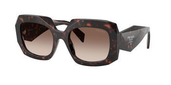 Auf diesem Bild sehen Sie die Sonnenbrille 0PRB23S von Prada in der Farbe Havanna.