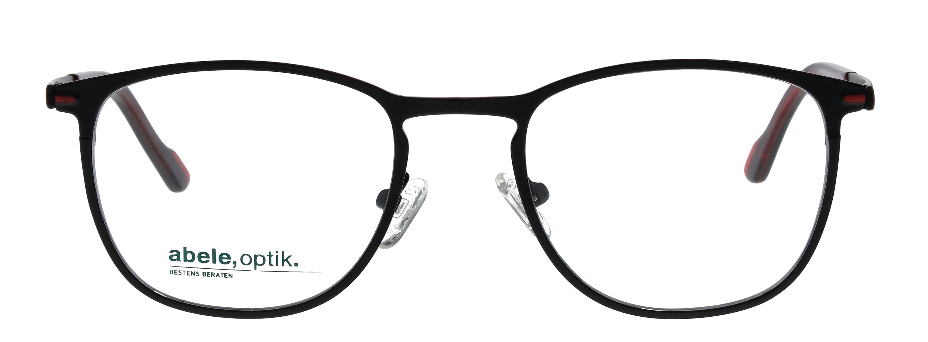 Das Bild zeigt die Korrektionsbrille 147861 von der Marke Abele Optik in schwarz matt.