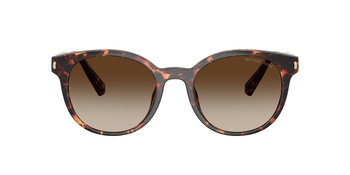 Auf diesem Bild sehen Sie die Korrektionsbrille 0MK2264 von Michael Kors in Havana.