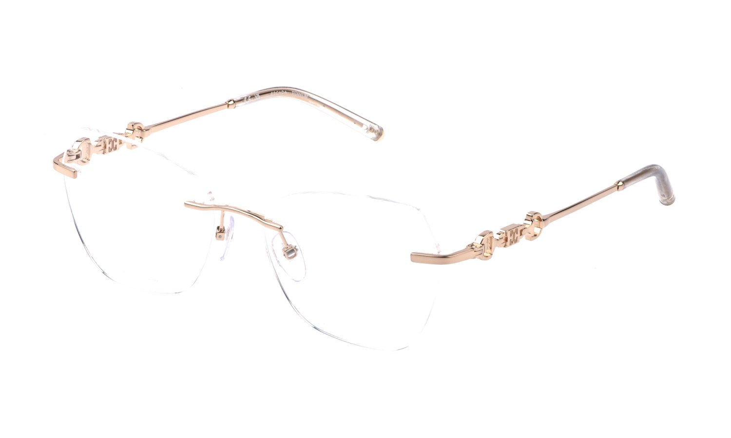 Escada Brille VESF38 08FC in Kupfergold