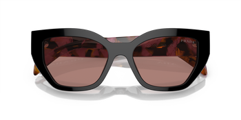 Auf diesem Bild sehen Sie die Sonnenbrille 0PR A09S von Prada in der Farbe Schwarz.