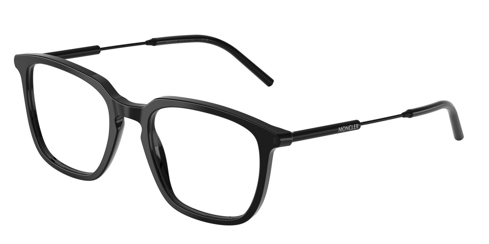 zu sehen ist die Korrektionsbrille 2012 von Moncler in der Farbe Schwarz.
