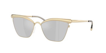 Auf diesem Bild sehen Sie die Sonnenbrille 0MK1174 von Michael Kors in Hellgold.