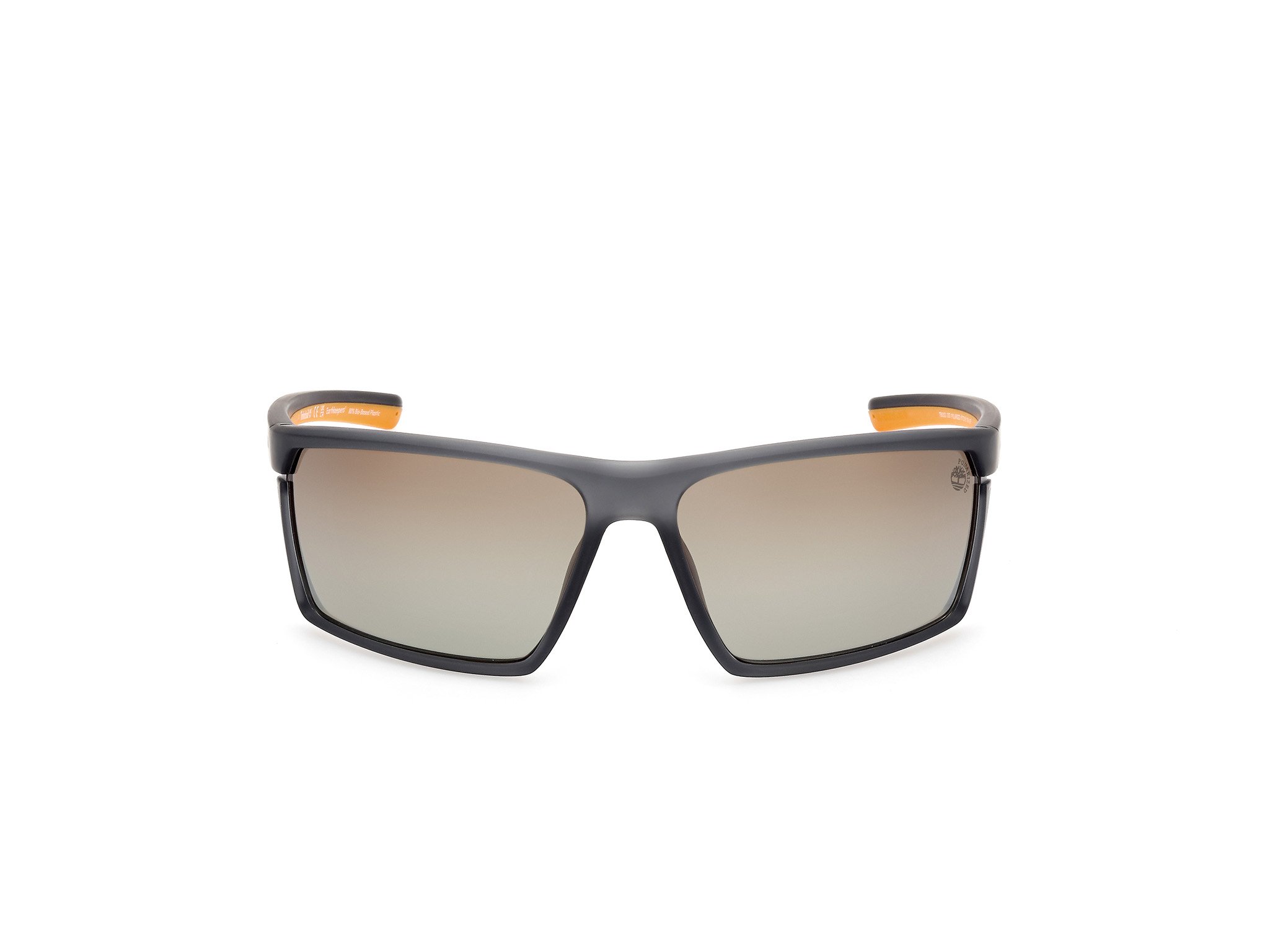 Das Bild zeigt die Sonnenbrille TB9333 20D von der Marke Timberland in grau matt.