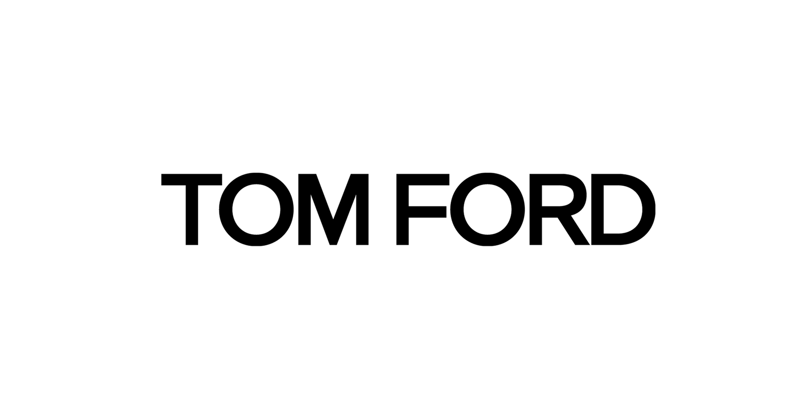 Das Bild zeigt das Logo von Tom Ford in schwarzer Schrift.