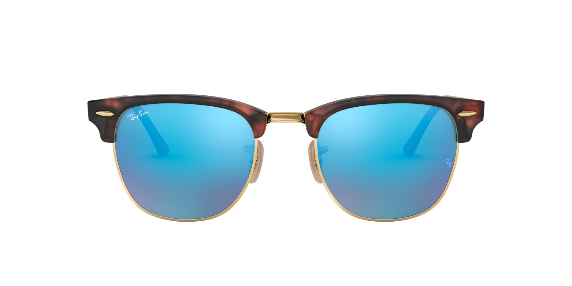 Ray Ban Clubmaster Sonnenbrille RB3016 114517 49