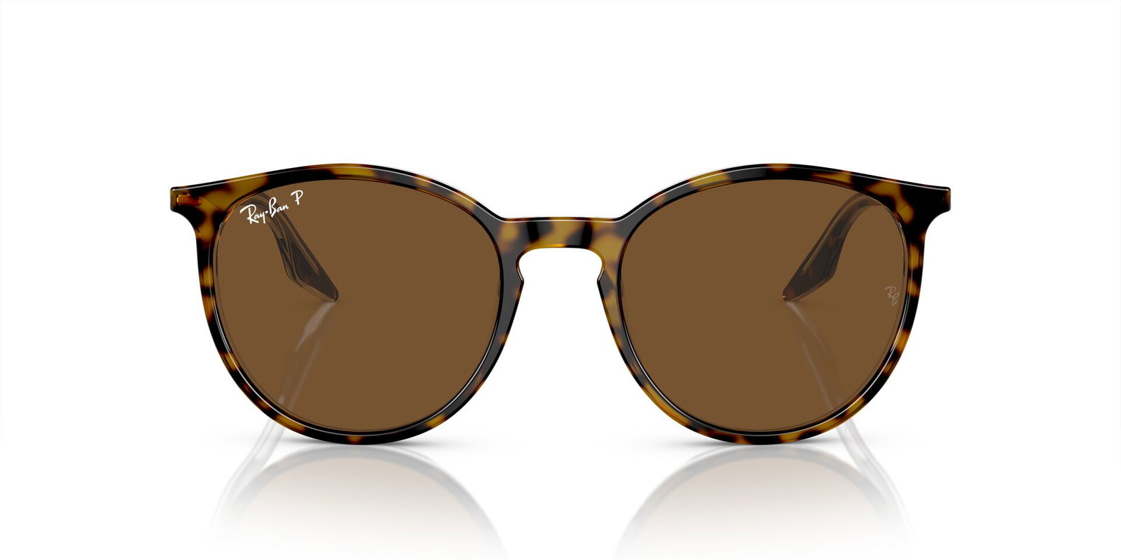 Das Bild zeigt die Sonnenbrille RB2204 139357 von der Marke Ray-Ban in Havanna transparent.