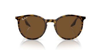 Das Bild zeigt die Sonnenbrille RB2204 139357 von der Marke Ray-Ban in Havanna transparent.