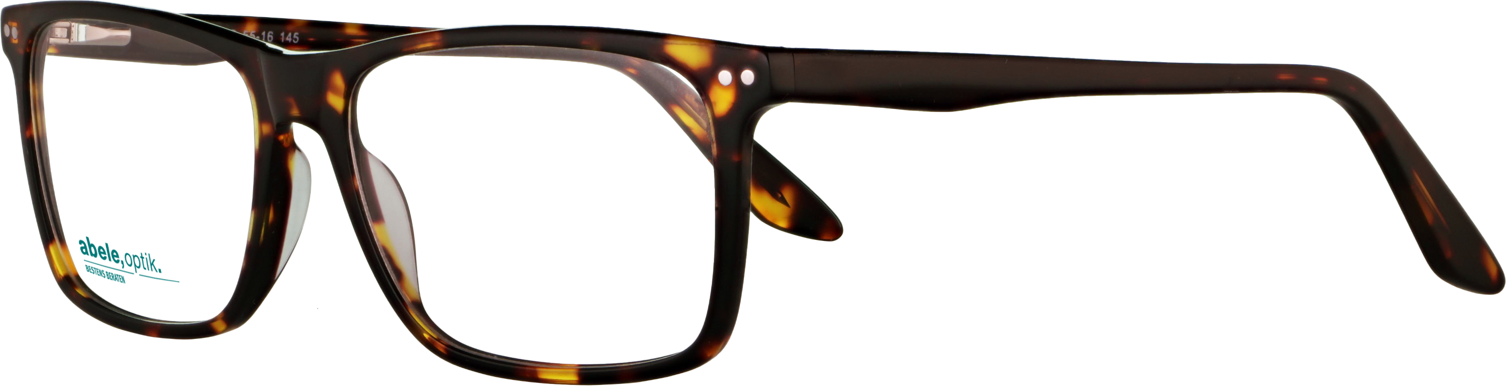 Das Bild zeigt die Korrektionsbrille 141522 von der Marke Abele Optik in havanna.