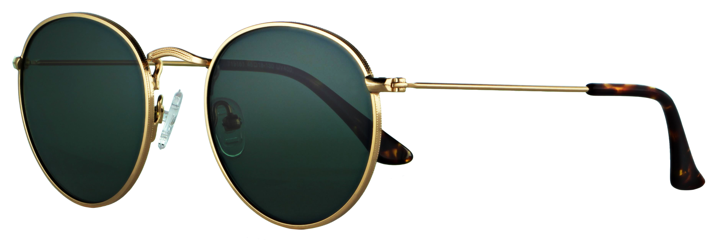 Das Bild zeigt die Sonnenbrille 719161 von der Marke Abele Optik in gold.