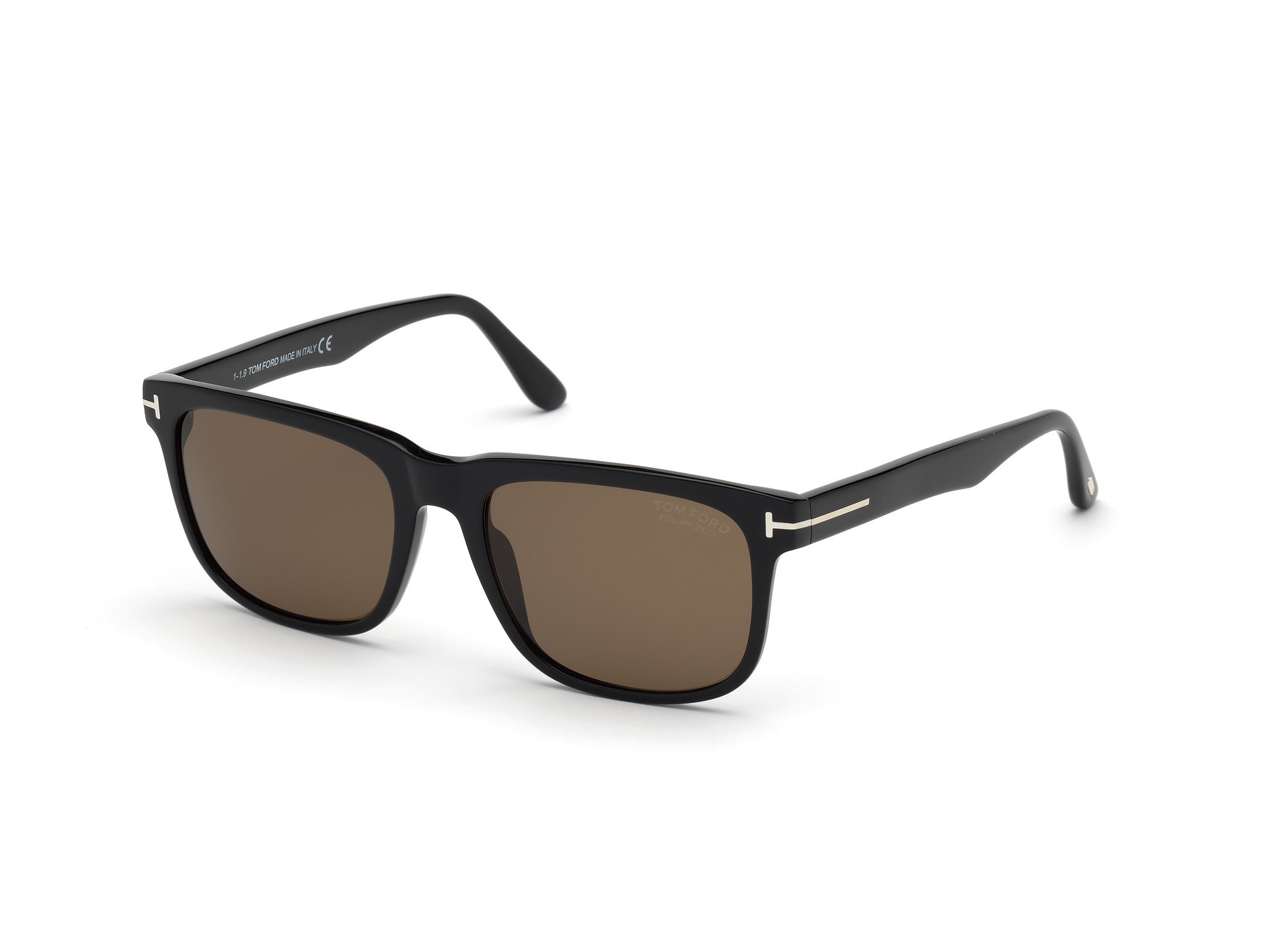 Das Bild zeigt die Sonnenbrille FT0775 01H von der Marke Tom Ford in schwarz.